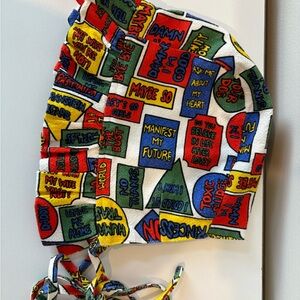 Fashion Brand Company Multicolor ruffled bonnet hat